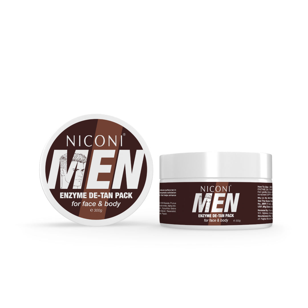 Niconi Men Enzyme De-Tan Pack (300g Each)