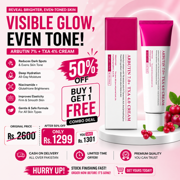 Buy 1 Get 1 FREE | Arbutin 7% + TXA 4% Cream – Dark Spot & Uneven Skin Tone Care
