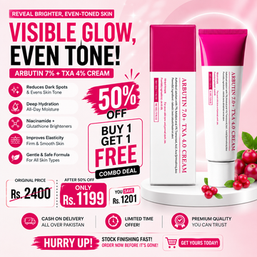 Buy 1 Get 1 FREE | Arbutin 7% + TXA 4% Cream – Dark Spot & Uneven Skin Tone Care