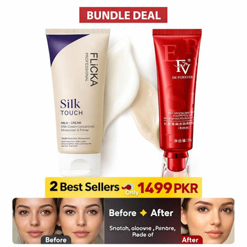 Flicka Silk Touch + FV-Forever Foundation Bundle – Only 1499 PKR
